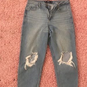 Ultra high rise mom jeans